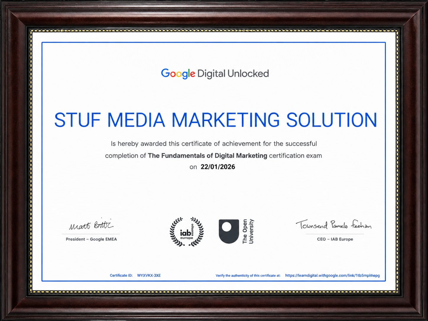 Google Certificate